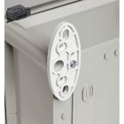 LEGRAND - Befestigungslaschen, zur Wandmontage, Satz mit je 4 Stück, für (HxB): 130x130mm