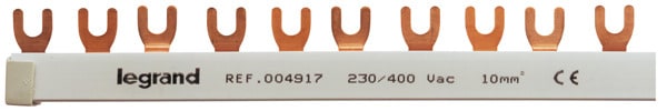 LEGRAND - Gabelkammschiene, 3-polig, 12 TE, 10 mm²