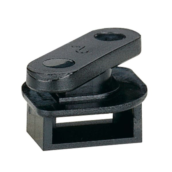 LEGRAND - Kabelbinder Unterteil drehbar, passend für alle Kabelbinder bis Breite 9 mm.