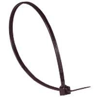 LEGRAND - Kabelbinder Colring, schwarz, innenverzahnt, 2,4 x 180 mm (BxL), UV-beständig
