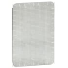 LEGRAND - Montageplatte Lina 12,5, Lochplatte, Abmessung  500 x 400 (Höhe x Breite in mm)