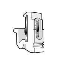 LEGRAND - Fixocab Universaladapter für G-Profilschiene EN 60715, für Schrauben M4