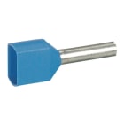 LEGRAND - Zwillings-Aderendhülsen für Leiterquerschnitt 2 x 0,75 mm² (Blau), isoliert,lose