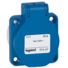 LEGRAND - Einbau-Schutzkontaktsteckdose 16A F Blau