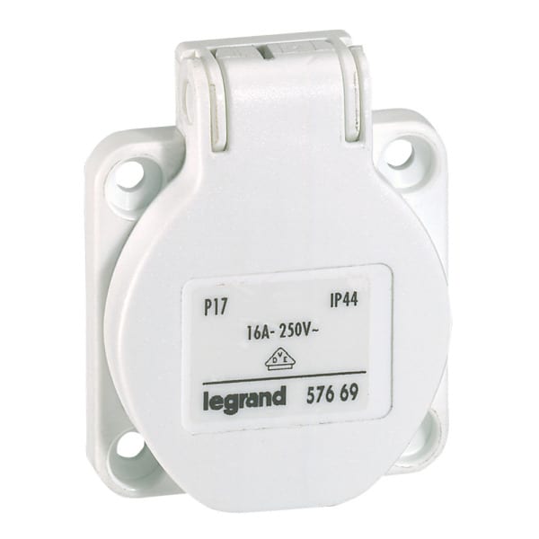 LEGRAND - Einbau-Schutzkontaktsteckdose 16A Weiss