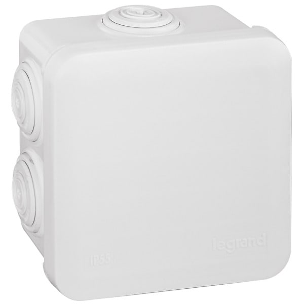 LEGRAND - Abzweigdose Plexo,  80 x 80 x 45 mm (H x B x T), IP 55 , 7 Membran-Einführungen