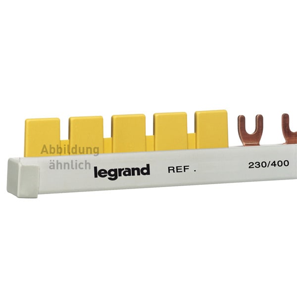 LEGRAND - Endkappe für Stift- und Gabelkammschienen, 3-polig, für Kammschienen