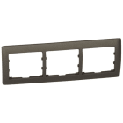 LEGRAND - Rahmen 3-fach waagerecht Galea dark bronze