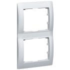 LEGRAND - Rahmen 2-fach senkrecht Galea soft aluminium