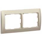 LEGRAND - Rahmen 2-fach waagerecht Galea titanium