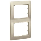 LEGRAND - Rahmen 2-fach senkrecht Galea titanium