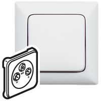 LEGRAND - Abdeckung Antennen-Steckdose 3-Loch TV-R-SAT System Legrand Creo ultraweiß