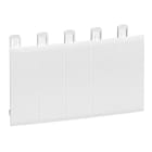 LEGRAND - Abdeckstreifen, 5 Module, Signalweiß, Teilbar in halbe und ganze Module