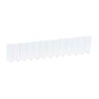 LEGRAND - Abdeckstreifen, 13 Module, Signalweiß, Teilbar in halbe und ganze Module