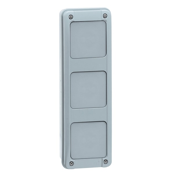 LEGRAND - Anbaumodul Multibox, 2-reihig,anreihbar an 2-reihige Plexo³ Feuchtraumverteiler