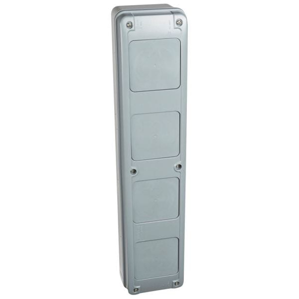 LEGRAND - Anbaumodul Multibox, 3-reihig,anreihbar an 3-reihige Plexo³ Feuchtraumverteiler
