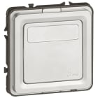 LEGRAND - Taster Wechsel 1-polig Beschriftungsfeld Soliroc IP55 IK10 grau
