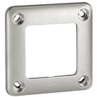 LEGRAND - Rahmen 1-fach Soliroc IP55 IK10 grau