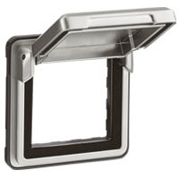 LEGRAND - Mosaic Adapter mit Klappdeckel Soliroc IP55 IK10 grau