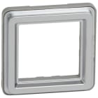 LEGRAND - Mosaic Adapter ohne Klappdeckel Soliroc IP20 IK10 grau
