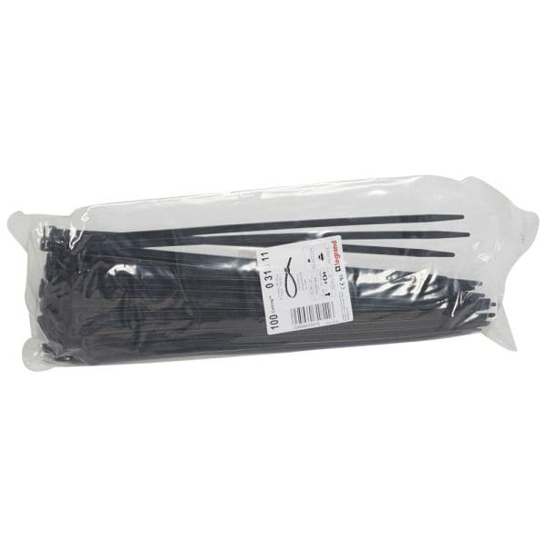 LEGRAND - Kabelbinder Colring, schwarz, innenverzahnt, 7,6 x 360 mm(BxL), UV-beständig