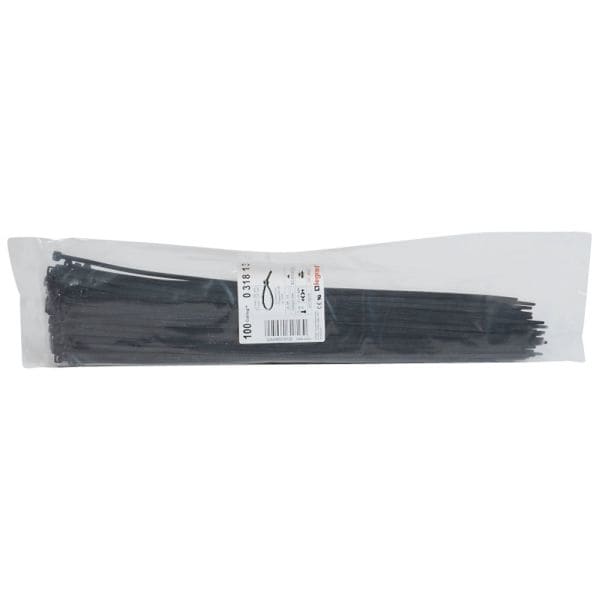 LEGRAND - Kabelbinder Colring, schwarz, innenverzahnt, 4.6 x 430 mm(BxL), UV-beständig