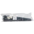 LEGRAND - Kabelbinder Colring, schwarz, innenverzahnt, 7,6 x 550 mm(BxL), UV-beständig