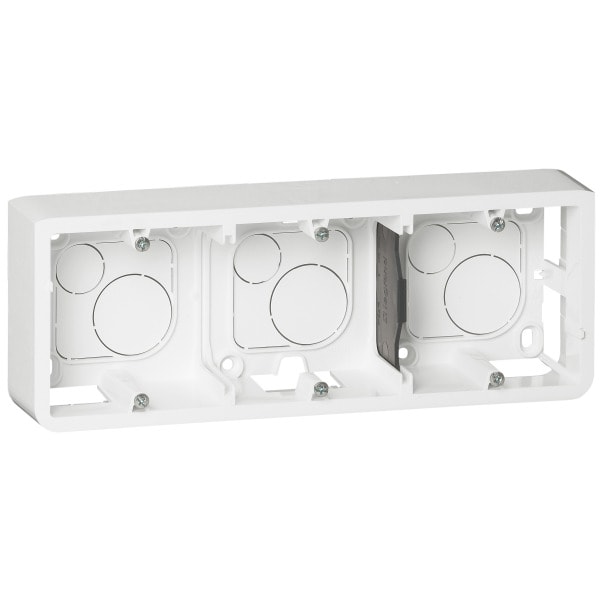 LEGRAND - Mosaic Aufputz-Gehäuse 3X2-modulig  horizontal Farbe: Ultraweiß