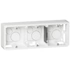 LEGRAND - Mosaic Aufputz-Gehäuse 3X2-modulig horizontal Farbe: Ultraweiß