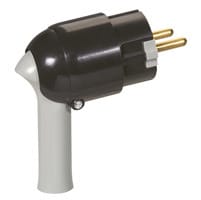 LEGRAND - Stecker mit Schnellabzug, schwarz/grau
