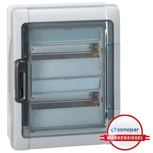 LEGRAND - MS! Feuchtraumverteiler Plexo³, Aufputz, IP65-IK09, 2-reihig, 24 Module