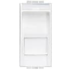 BTICINO - Datendose 1xRJ45 geschirmt für LIVINGLIGHT, Kat. 6 STP, 1 Modul, Farbe: weiß