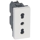 LEGRAND - Italienischer Standard (SK), 2P+E 10/16 A, Farbe: weiß