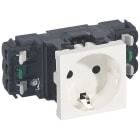 LEGRAND - Mosaic Steckdose 1-fach DLP + EBS Farbe: Ultraweiß