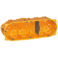 LEGRAND - Batibox  Mehrfach-Hohlwanddosen, 3-fach (6, 8-modulig), Tiefe: 50 mm