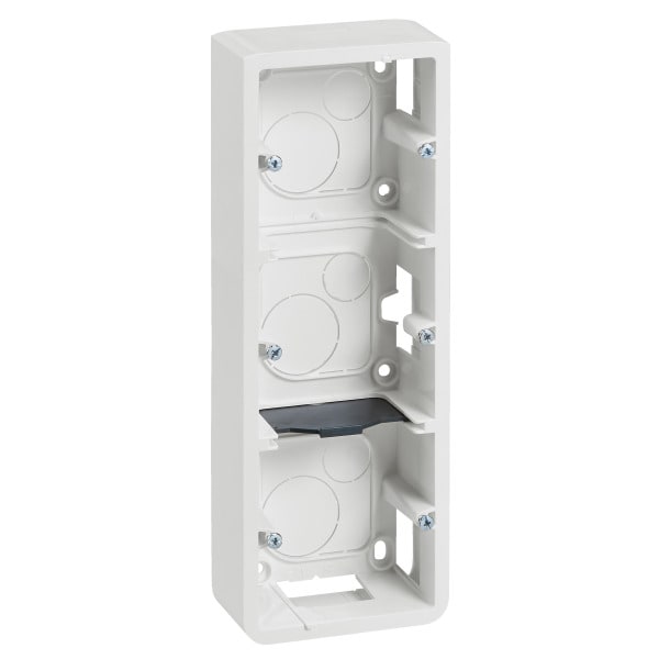 LEGRAND - Mosaic Aufputz-Gehäuse 3X2-modulig  vertikal Farbe: Ultraweiß