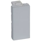 LEGRAND - Mosaic Blindabdeckung 1-modulig Farbe: Aluminium