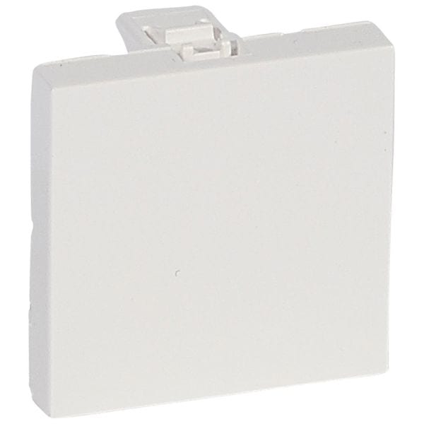 LEGRAND - Mosaic Blindabdeckung 2-modulig antibakteriell Ultraweiß