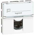 LEGRAND - Mosaic Datendose C6 UTP 90° 2-modulig weiss
