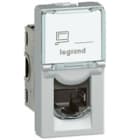 LEGRAND - Mosaic Datendose Cat6A STP 1-modulig Alu