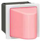 LEGRAND - Info-Lichtsignal MOSAIC mit Abdeckung Rot, 12/24 VAC/DC, 2-modulige