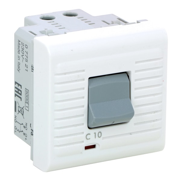 LEGRAND - Mosaic LS 1+N C10A 2-modulig Farbe: Ultraweiß