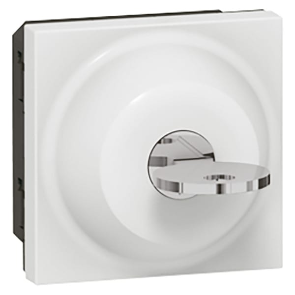 LEGRAND - Mosaic Schlüsselschalter Jalousie Ronis 2-modulig  Farbe: Ultraweiß