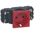 LEGRAND - Mosaic Steckdose 1-fach DLP Farbe: Rot