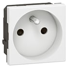 LEGRAND - Mosaic Steckdose französisch 4mm² 2-modulig Farbe: Ultraweiß