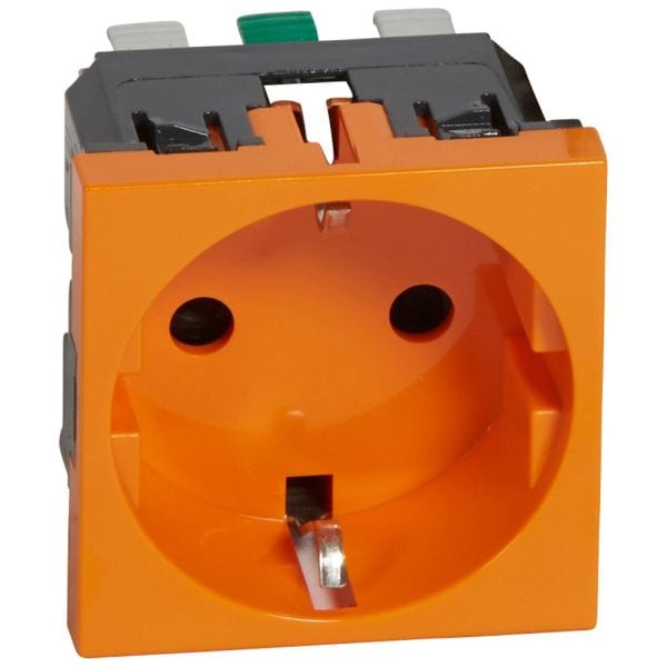 LEGRAND - Mosaic Steckdose Schuko 2-modulig Orange