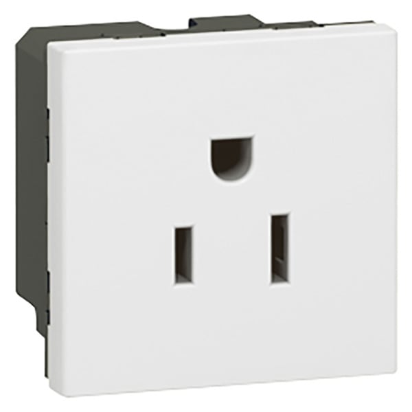 LEGRAND - Amerikanischer Standard (SK), 2P+E 15 A, Farbe: weiß