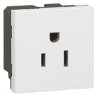LEGRAND - Amerikanischer Standard (SK), 2P+E 15 A, Farbe: weiß