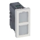 LEGRAND - Mosaic Signal 2-fach 12-24V 1-Md Farbe: Ultraweiß