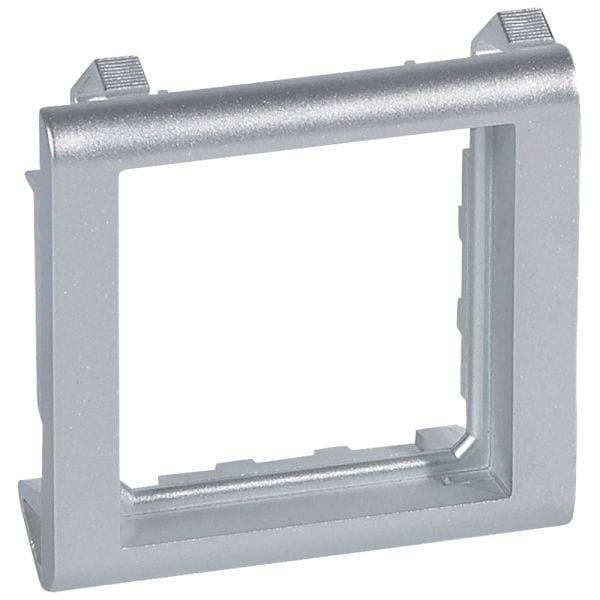 LEGRAND - Mosaic Tragring Panel 2-modulig Farbe: Aluminium